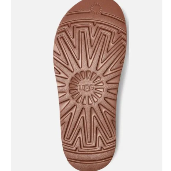 UGG  Goldenstar Slide Tan Leather 8 NWT 🏝️ 🏖️ - Picture 6 of 10